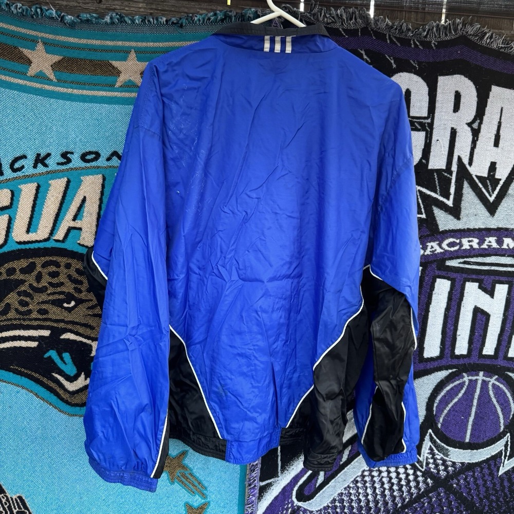 Size XL - vtg adidas mens Warm up jacket three stripe Vguc - Picture 6 of 6